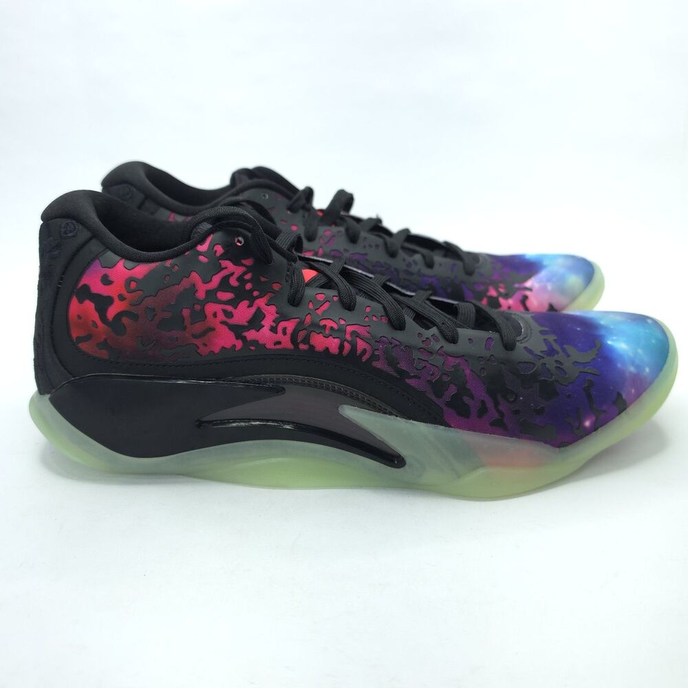 Jordan Glow Shoes Zion 3 Multicolor Galaxy Print DR0675-006 Mens Size 11